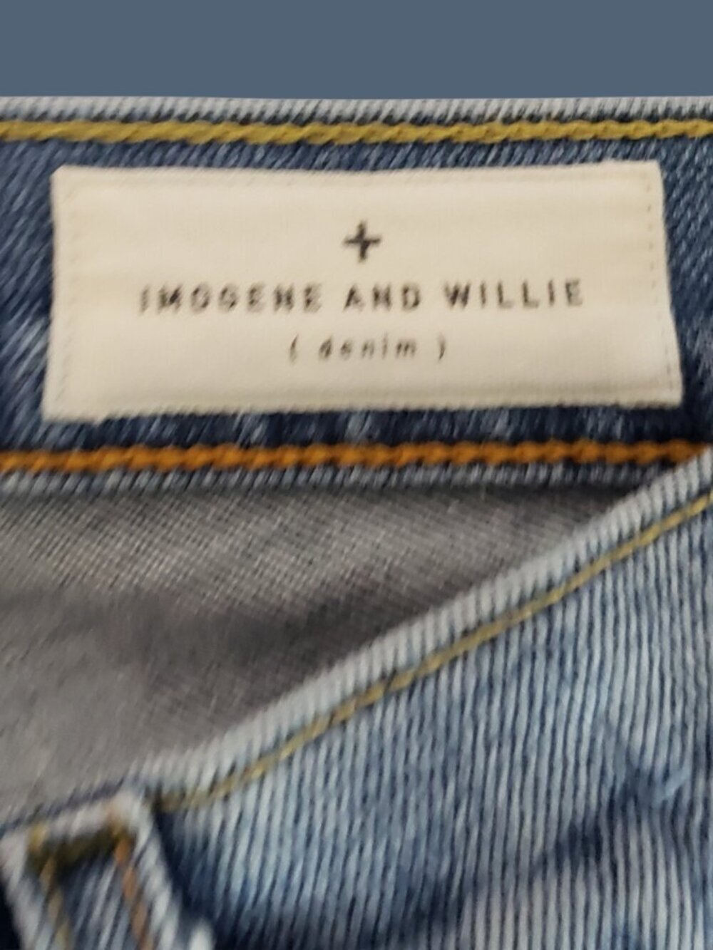 Imogene+Willie SlimJeans Womens Wash Denim Blue Size 26 - Picture 3 of 14